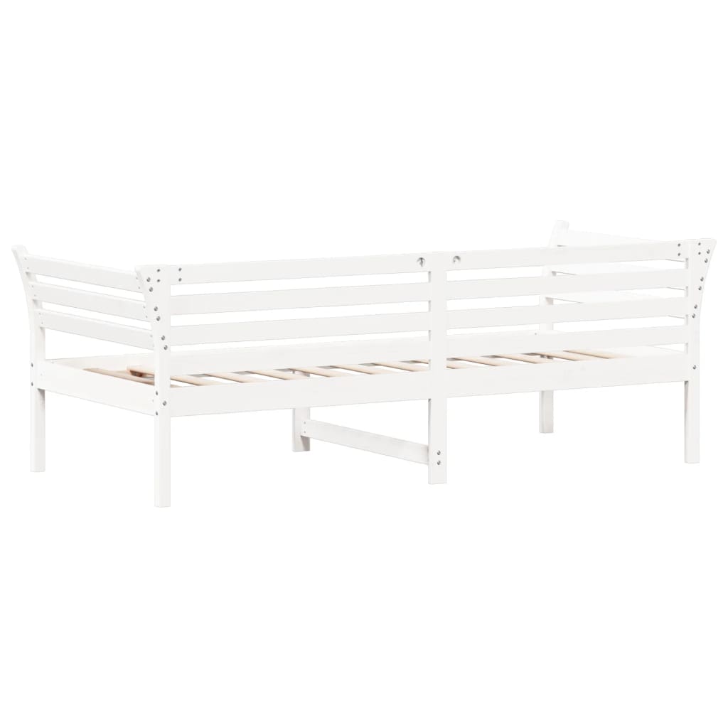 Day Bed without Mattress White 80x200 cm Solid Wood Pine