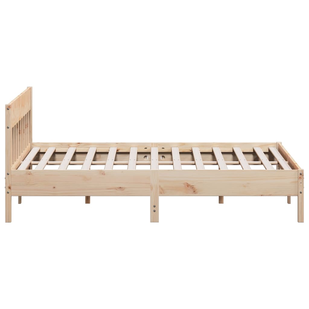 Bed Frame without Mattress 180x200 cm Super King Solid Wood Pine