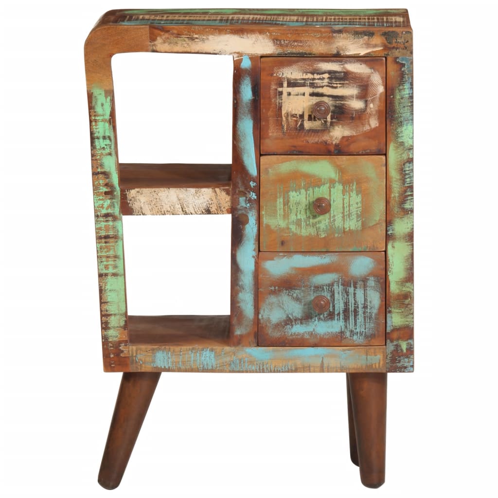 Sideboard 55x30x80 cm Solid Wood Reclaimed