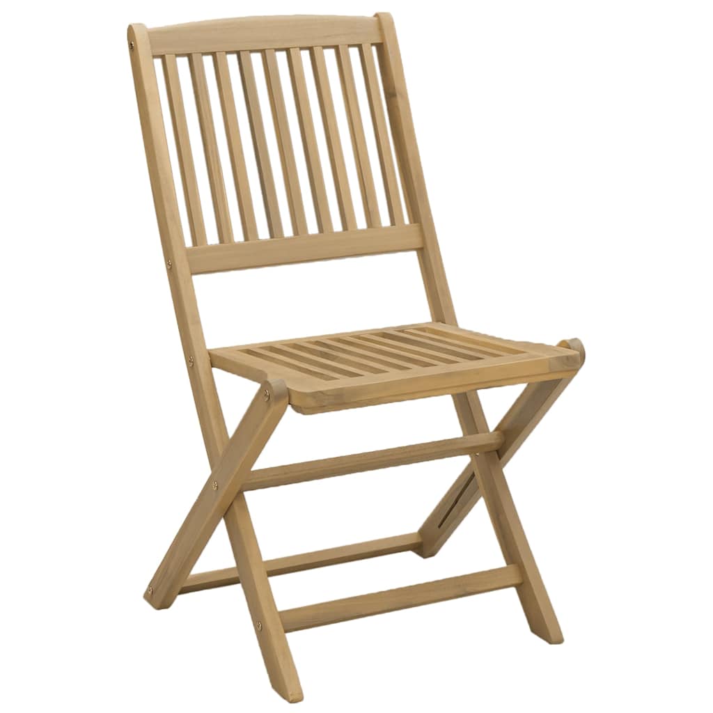 Folding Garden Chairs 2 pcs 57x48.5x90 cm Solid Wood Acacia