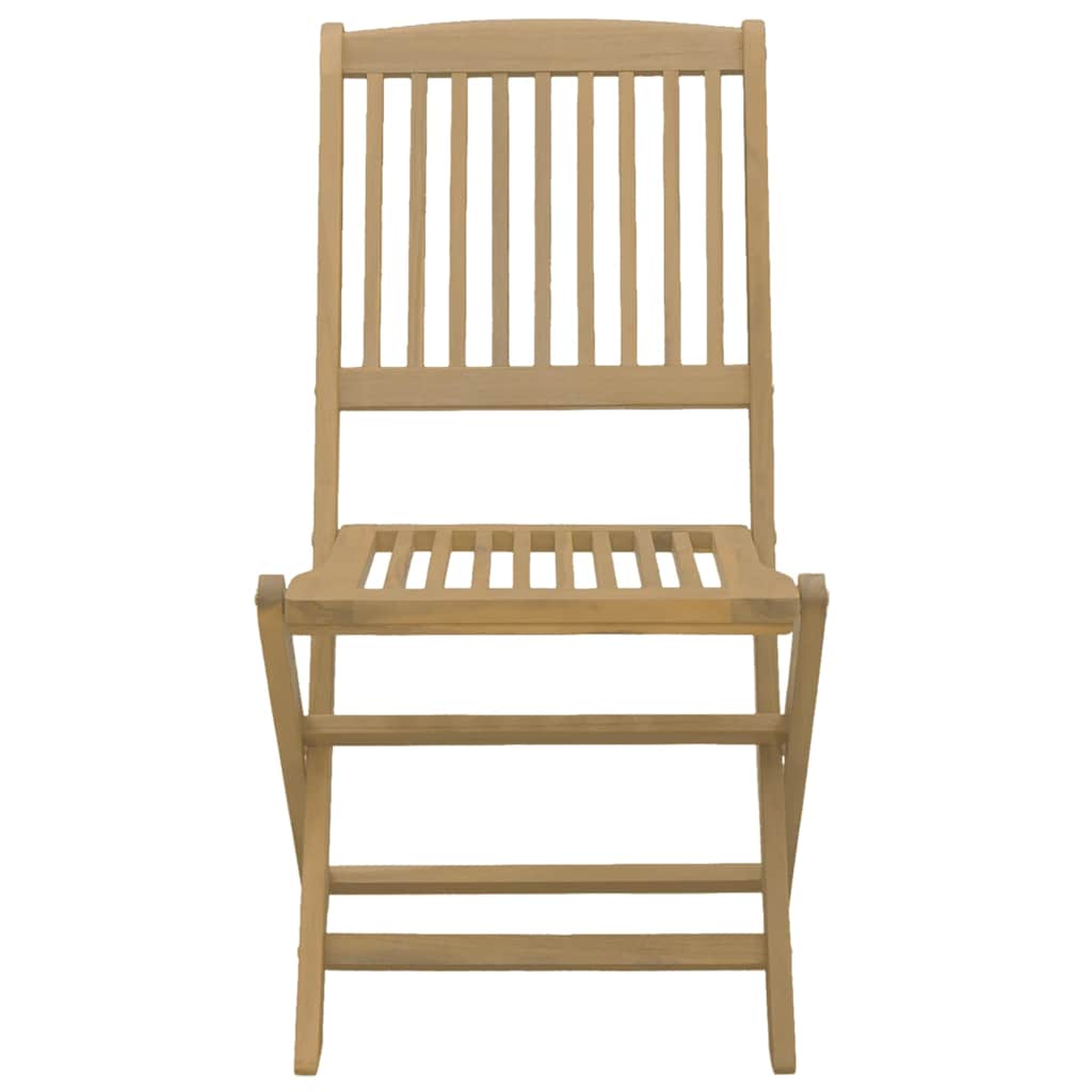 Folding Garden Chairs 2 pcs 57x48.5x90 cm Solid Wood Acacia