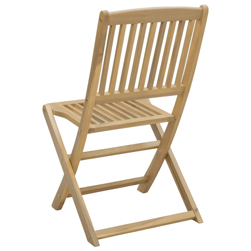 Folding Garden Chairs 2 pcs 57x48.5x90 cm Solid Wood Acacia