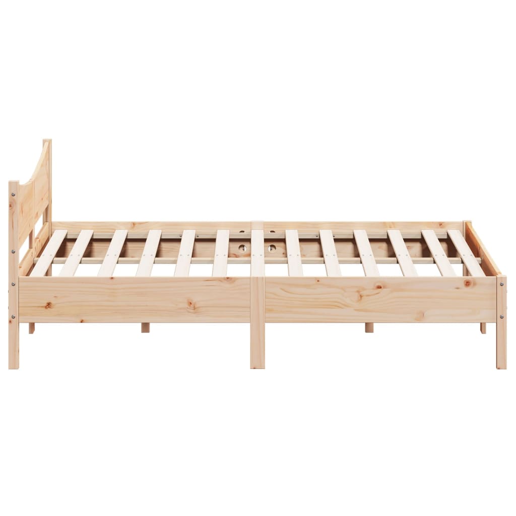 Bed Frame without Mattress 180x200 cm Super King Solid Wood Pine