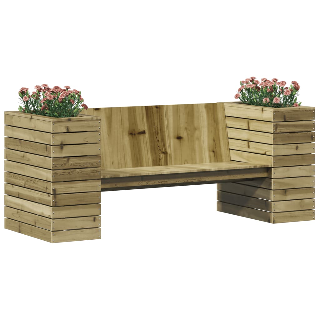 Planter Bench 167.5x60x65 cm Impregnated Wood Pine