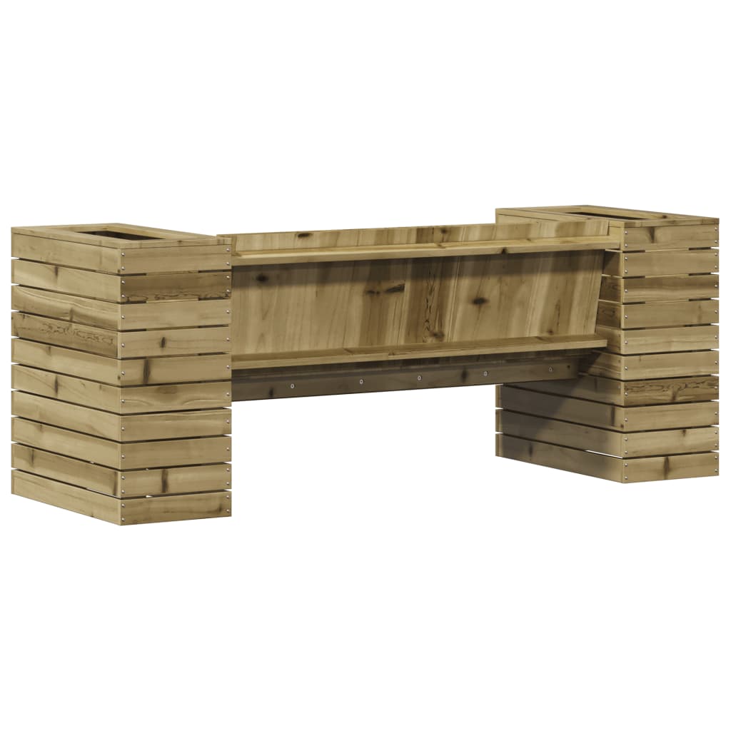 Planter Bench 167.5x60x65 cm Impregnated Wood Pine