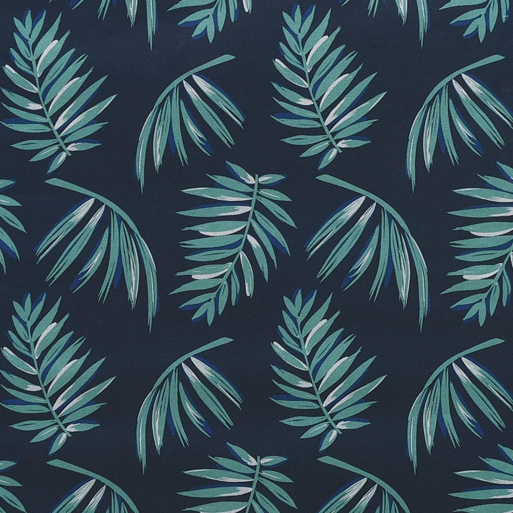 Camping Chairs with Pocket Foldable 2 pcs Leave Print