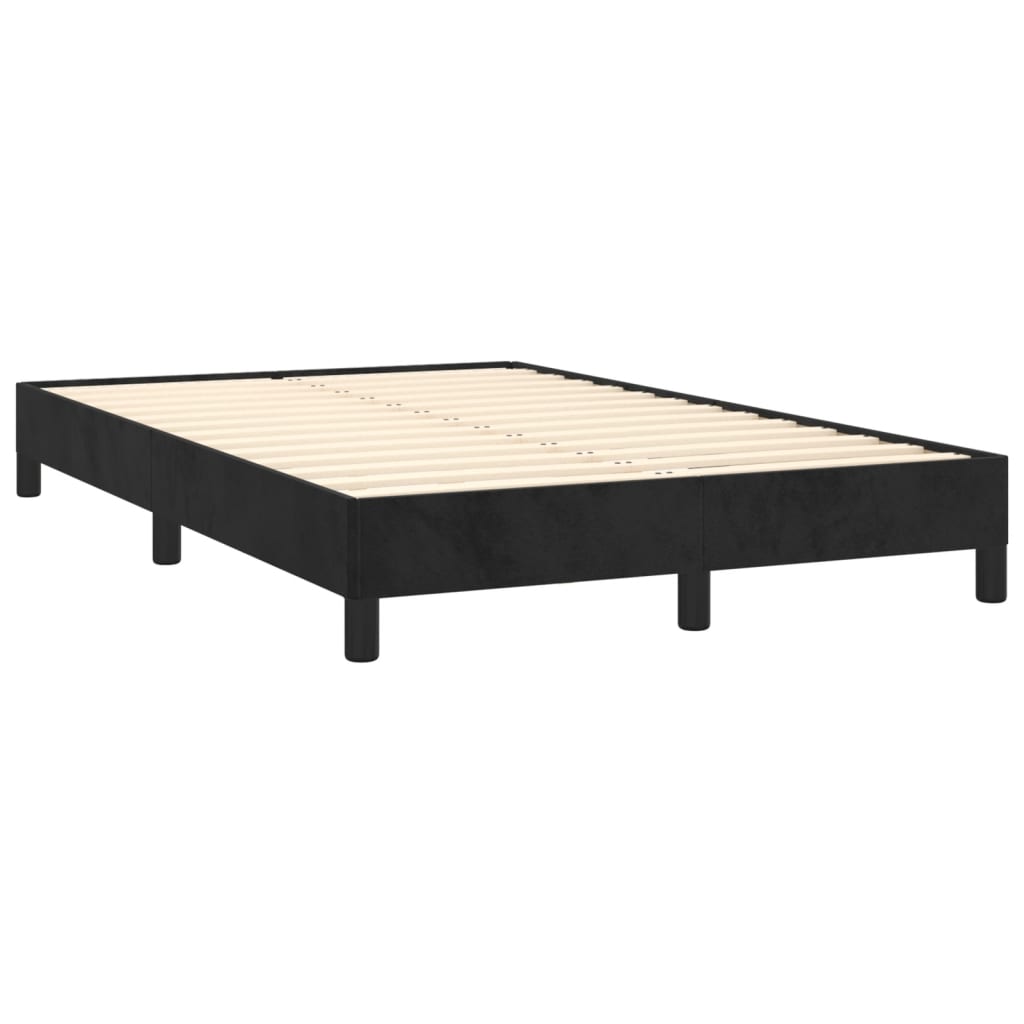 Bed Frame without Mattress Black 120x190 cm Small Double Velvet