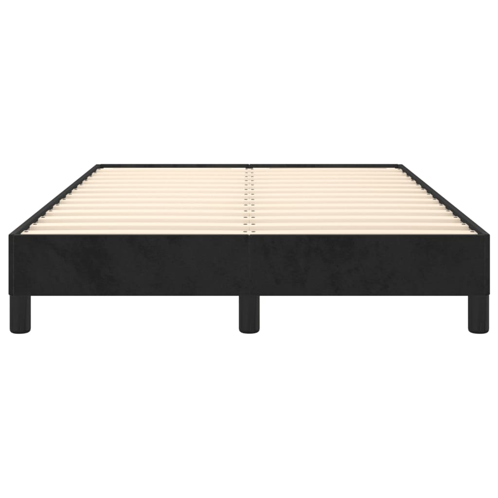 Bed Frame without Mattress Black 120x190 cm Small Double Velvet