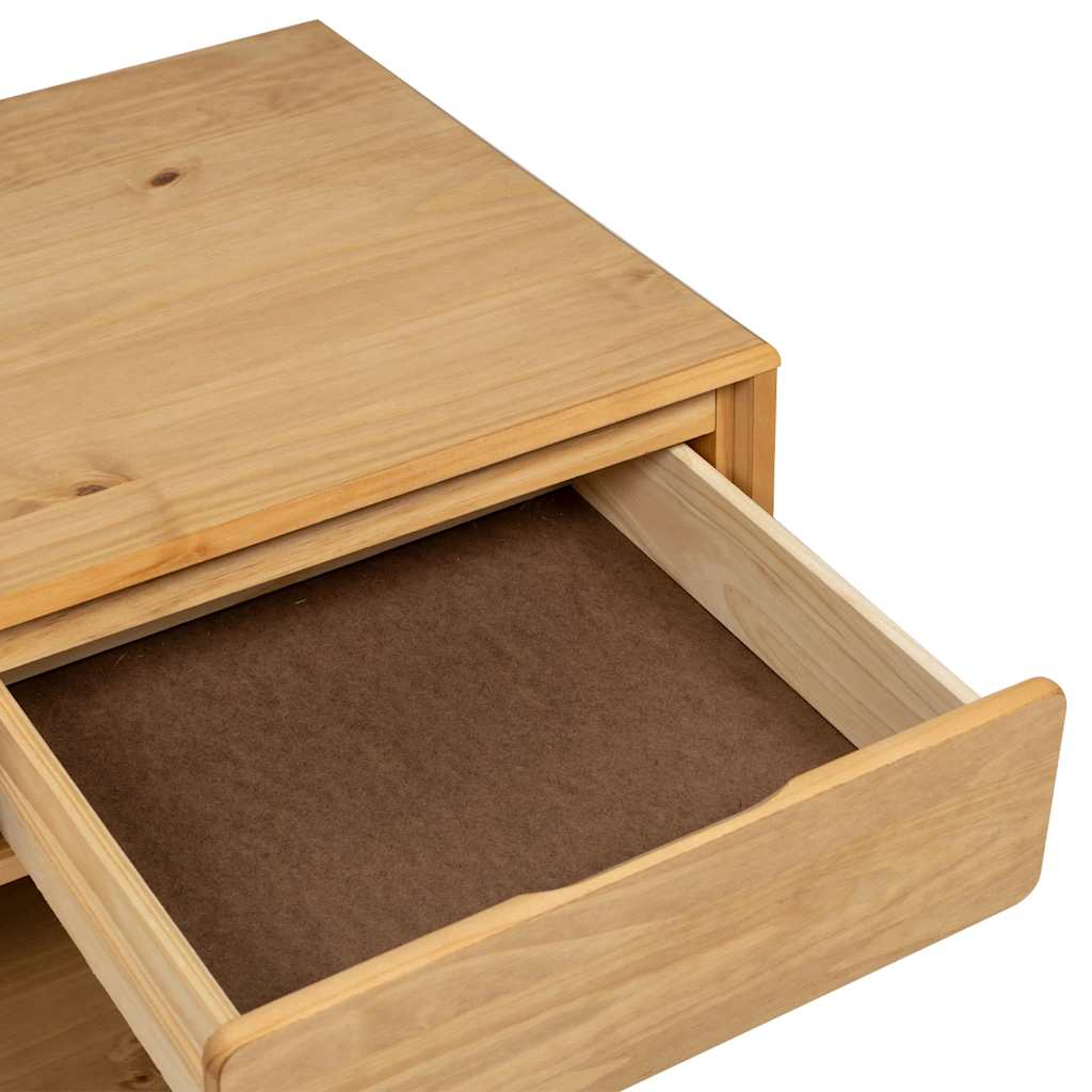 Coffee Table SAUDA Oak 99x55x45 cm Solid Wood Pine