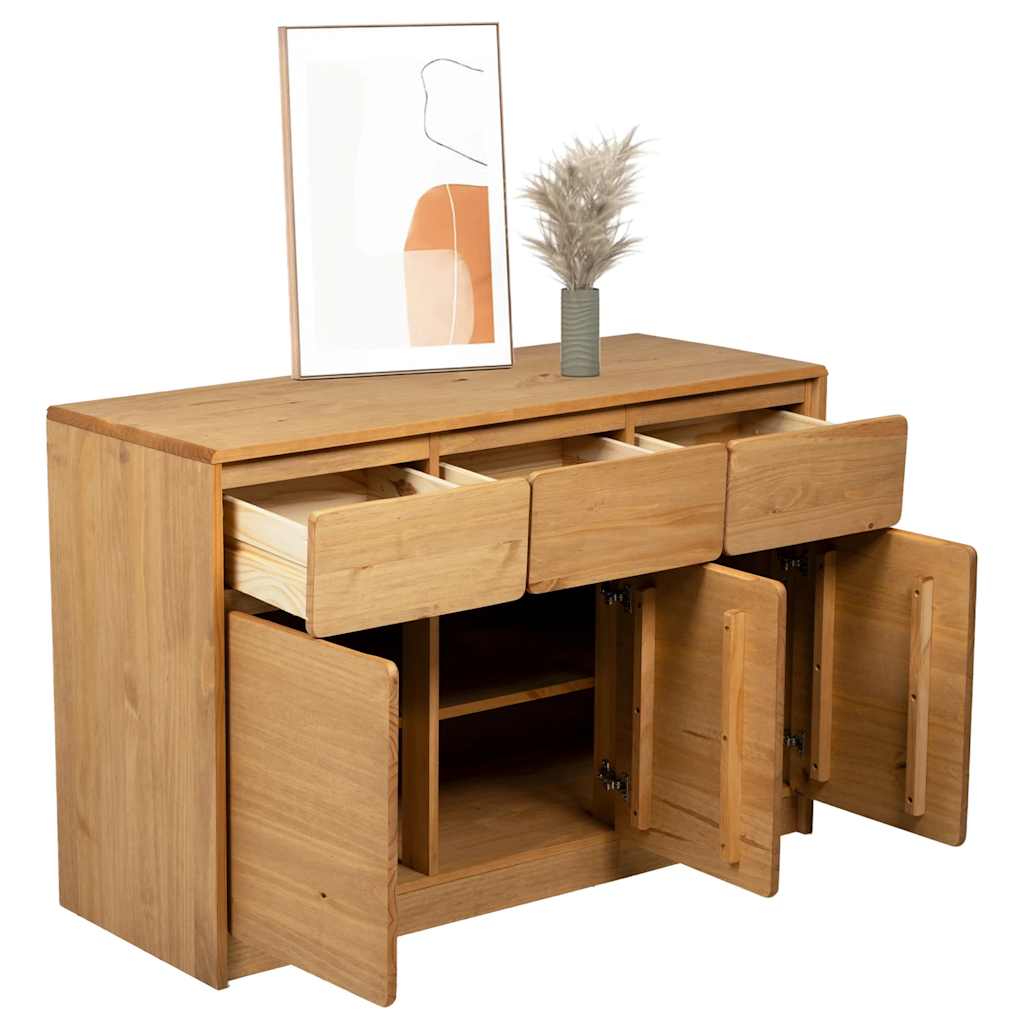Sideboard SAUDA Oak 114x43x75.5 cm Solid Wood Pine