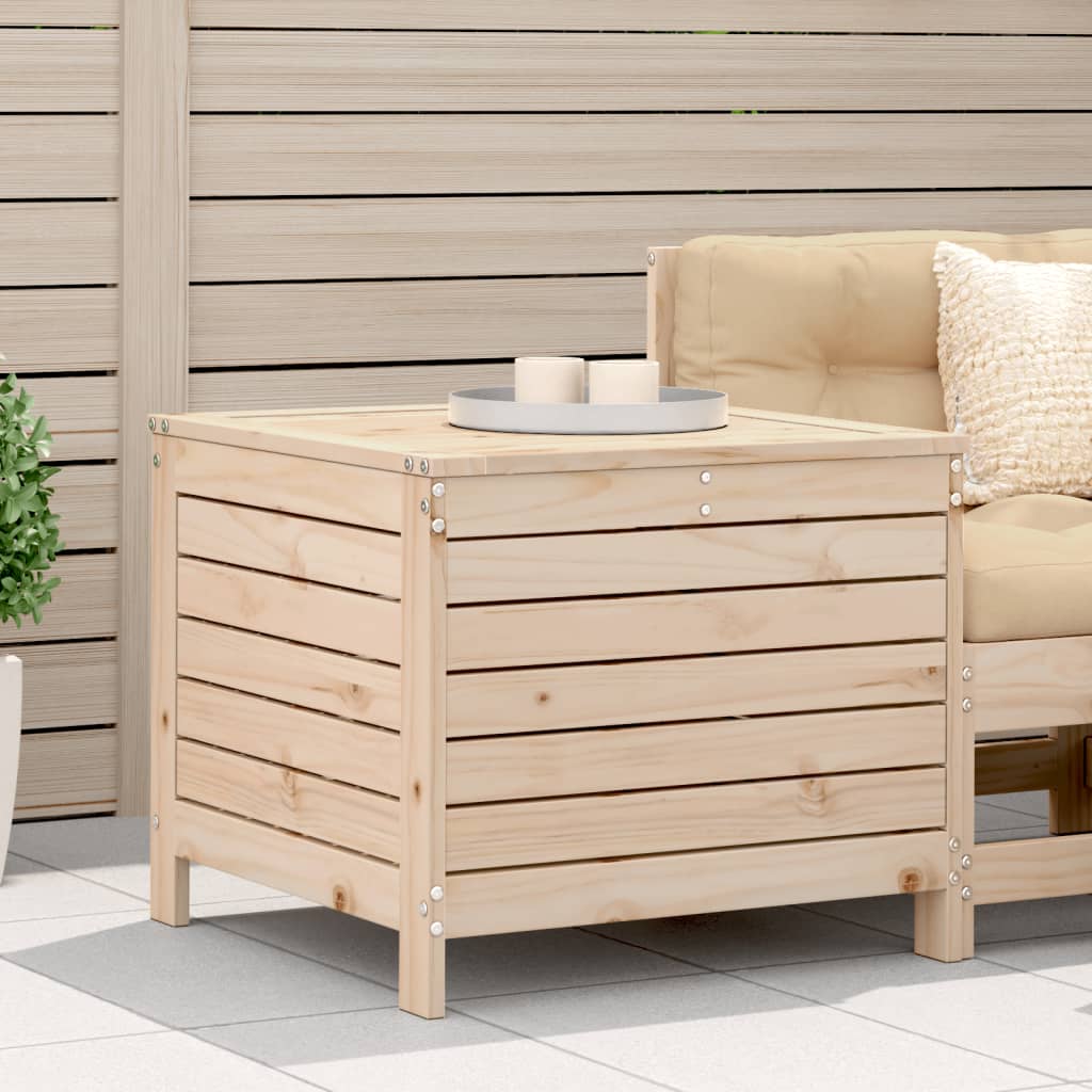 Garden Footstool 62x63.5x53.5 cm Solid Wood Pine
