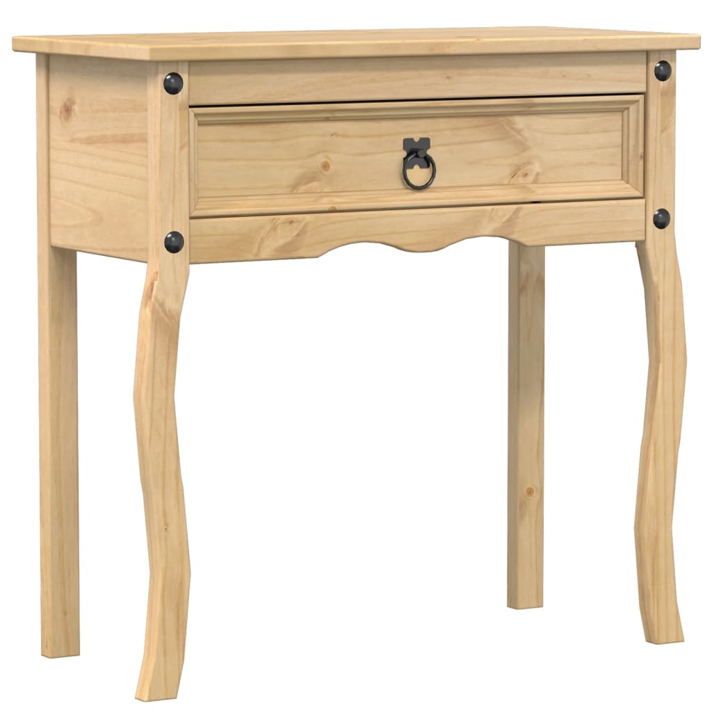 Console Table Corona 73x35x73 cm Solid Wood Pine