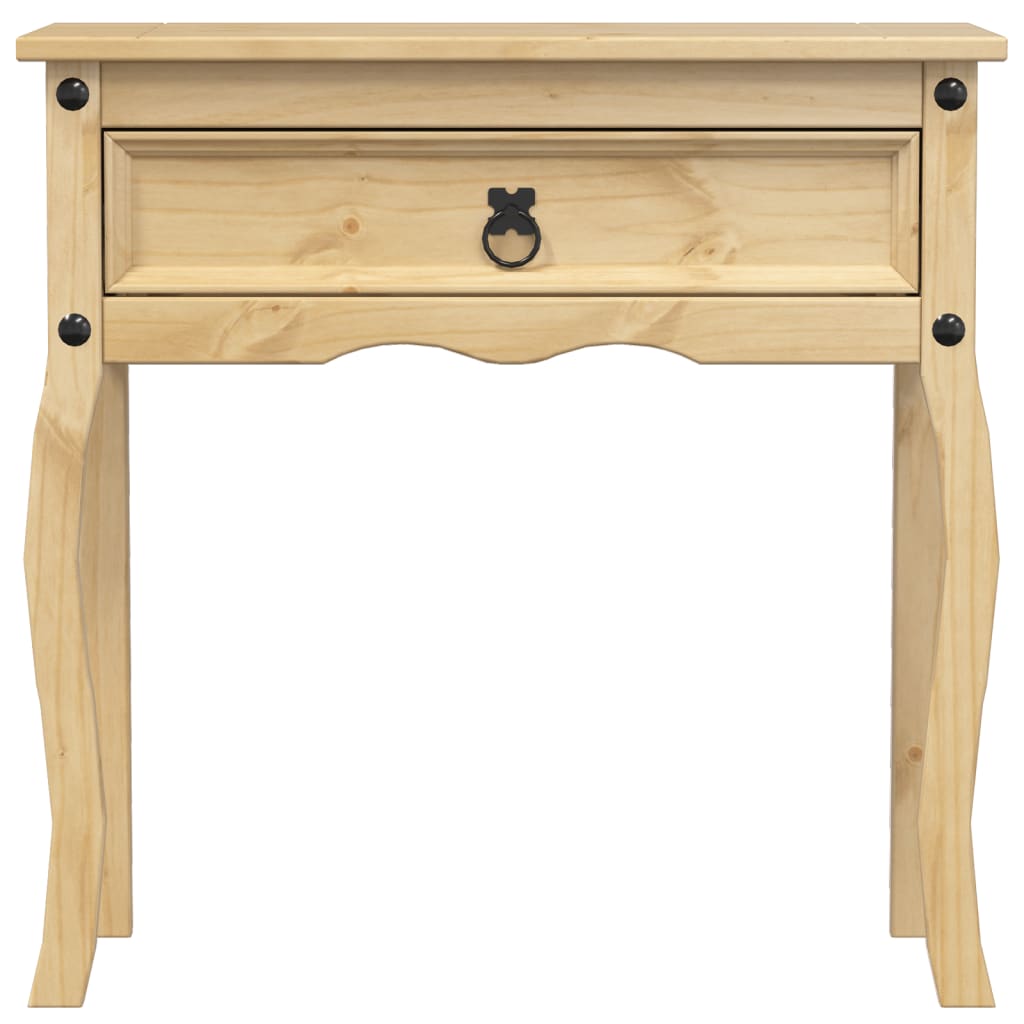 Console Table Corona 73x35x73 cm Solid Wood Pine