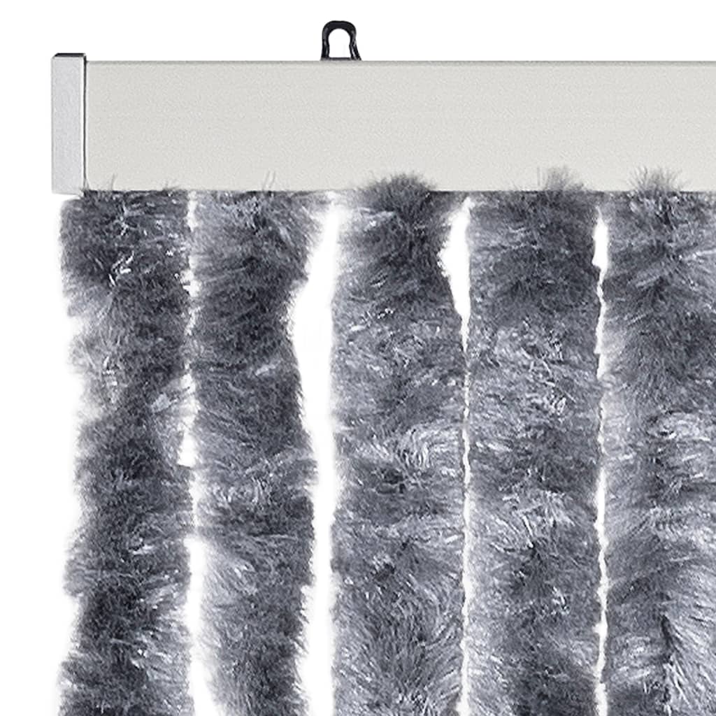 Fly Curtain Silver 100x230 cm Chenille