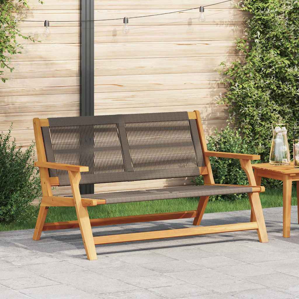 Garden Furniture Grey 78 x 122 x 73cm Solid Acacia wood