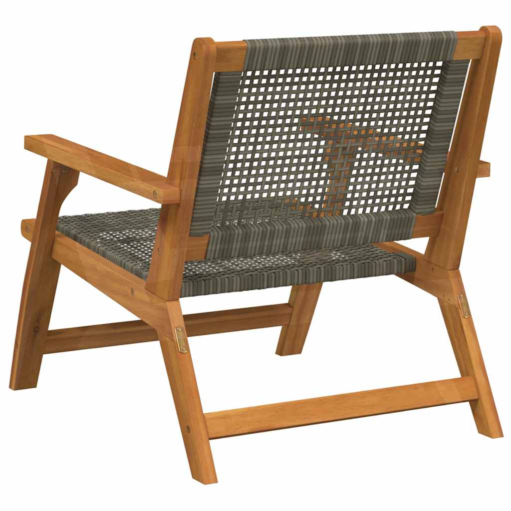 Garden Furniture 2 pcs Grey 67 x 78 x 73cm Solid Acacia wood