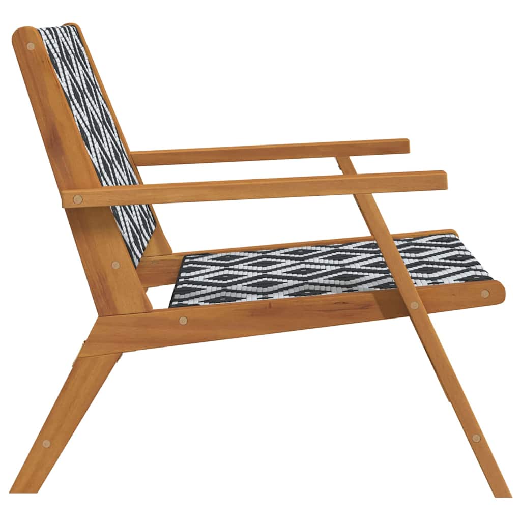 Garden Furniture 2 pcs White 67 x 78 x 73cm Solid Acacia wood