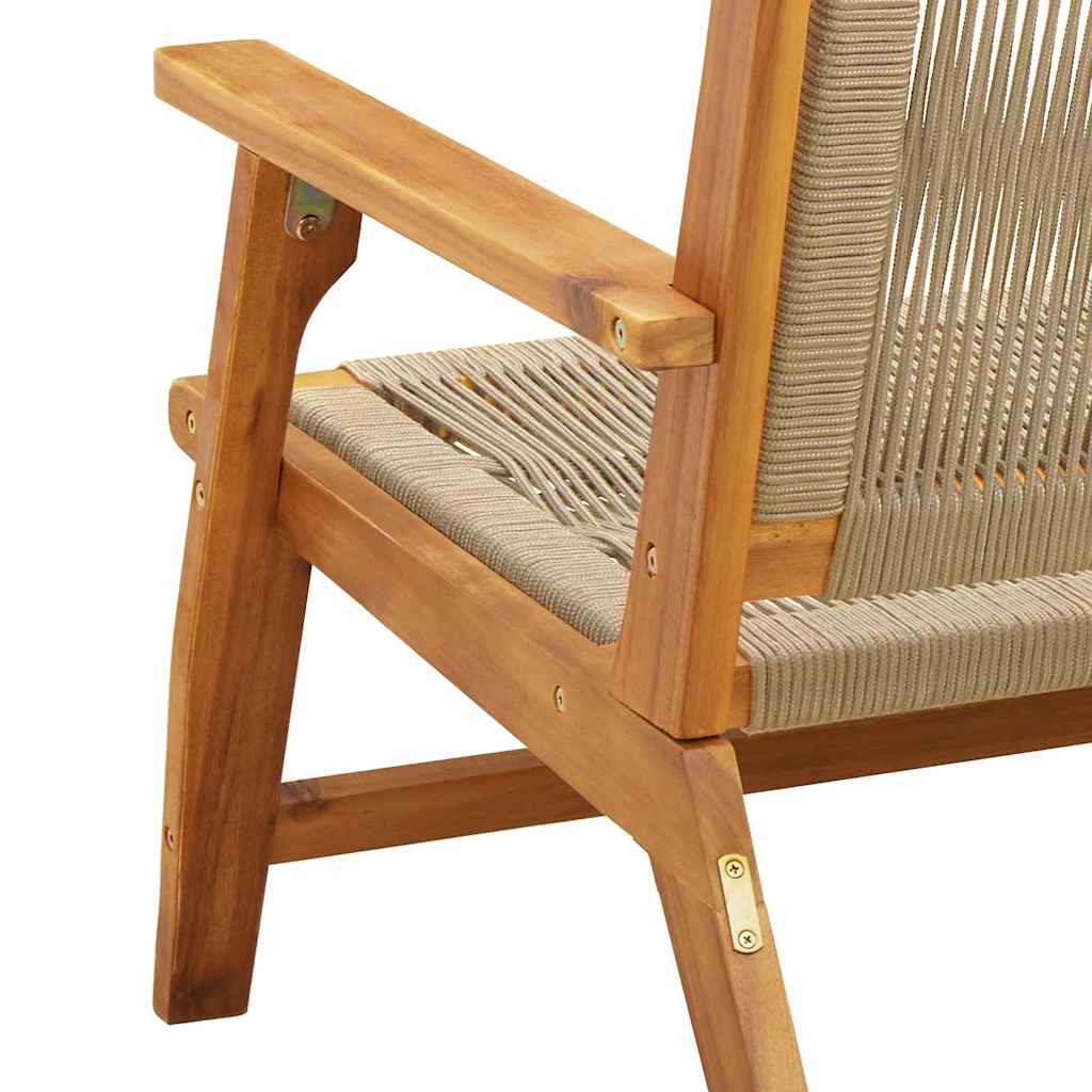 Garden Furniture 2 pcs Beige 78 x 67 x 73cm Solid Acacia wood