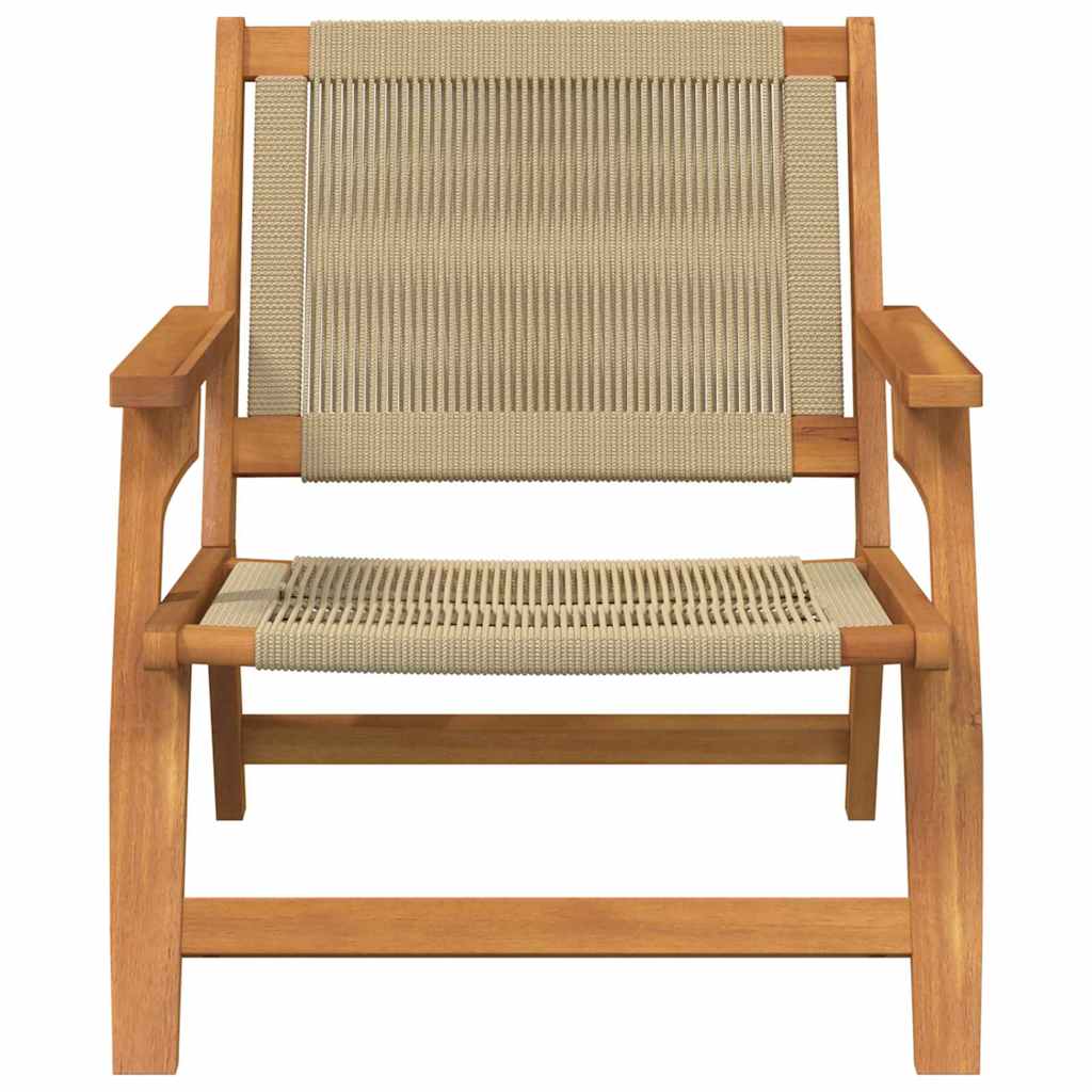 Garden Furniture 2 pcs Beige 78 x 67 x 73cm Solid Acacia wood