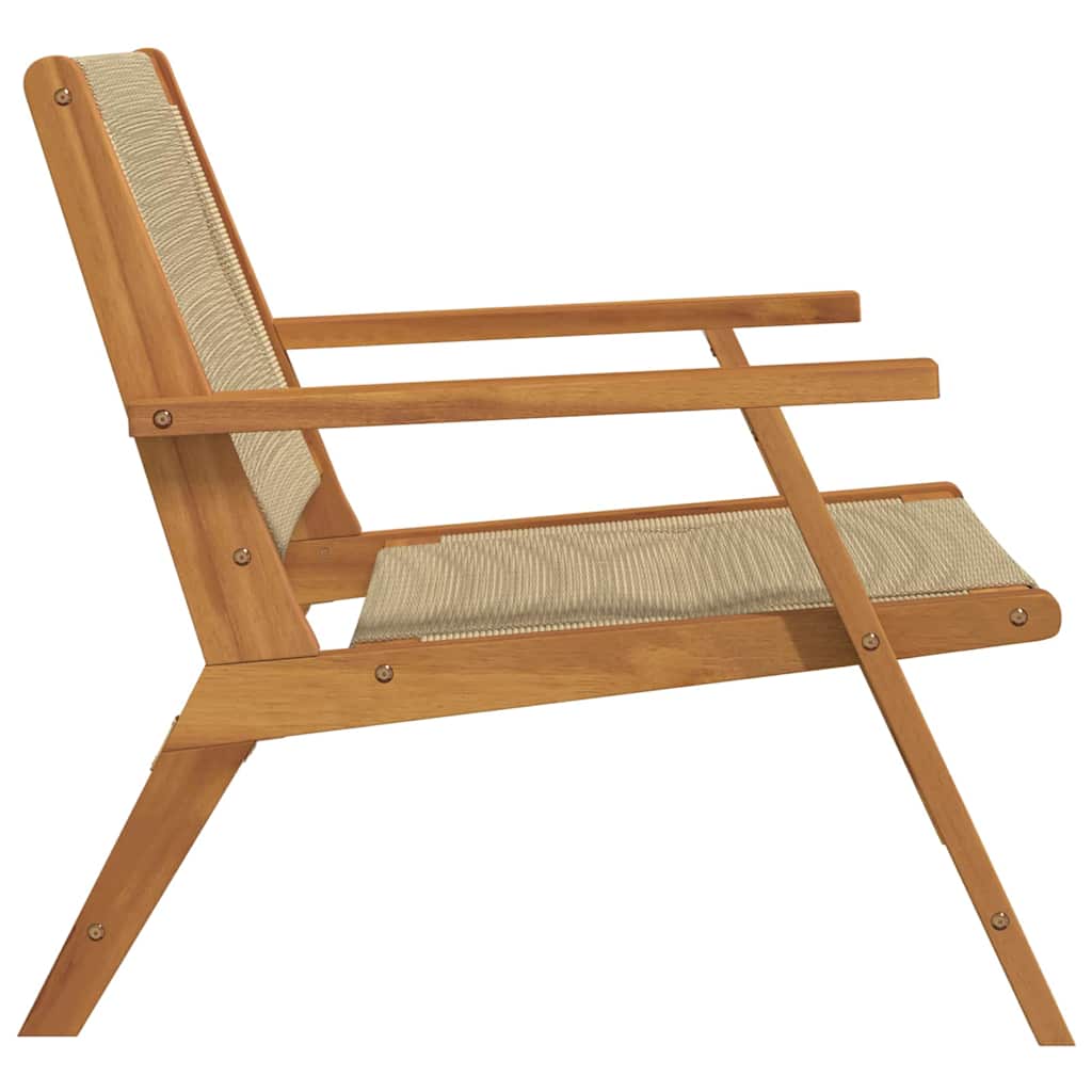 Garden Furniture 2 pcs Beige 78 x 67 x 73cm Solid Acacia wood