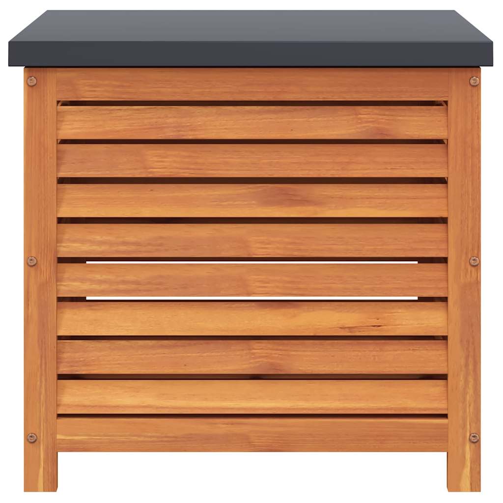 Garden Storage Box 60x50x55 cm Solid Wood Eucalyptus