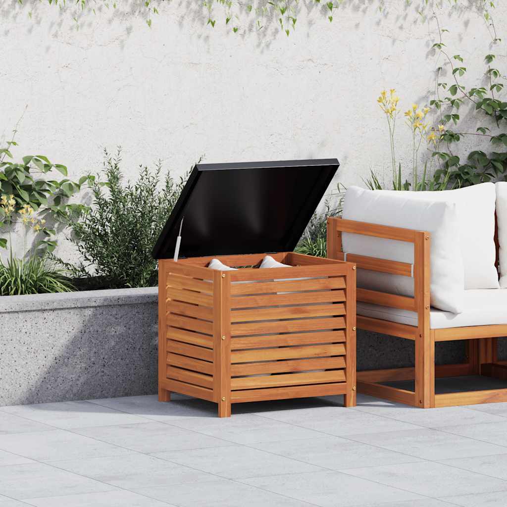 Garden Storage Box 60x50x55 cm Solid Wood Eucalyptus