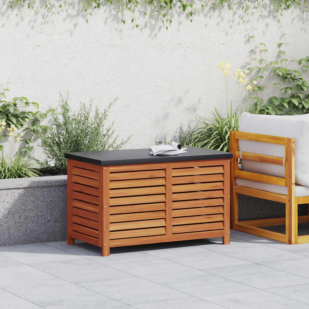 Garden Storage Box 90x48x55 cm Solid Wood Eucalyptus