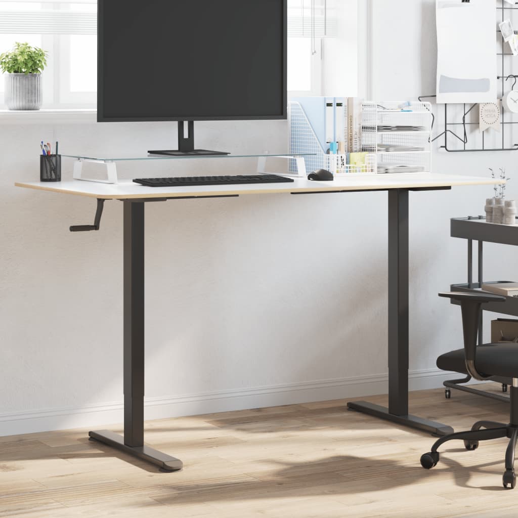 Standing Desk Frame Black (94-135)x60x(70-114) cm Steel