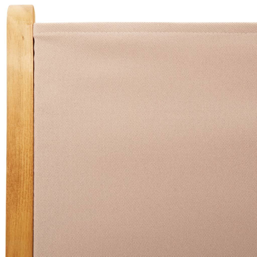 Garden Chairs 2 pcs Taupe Solid Wood Acacia and Fabric