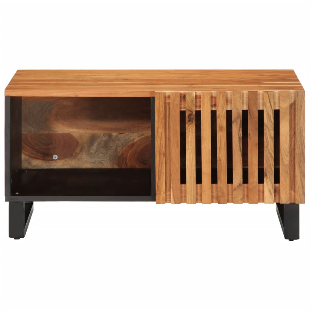 Coffee Table 80x51x40 cm Solid Wood Acacia