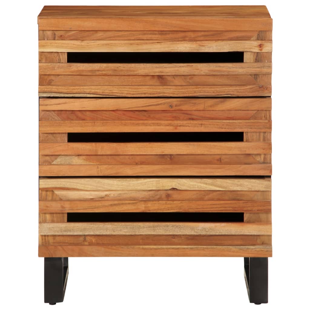 Bedside Cabinet 50x34x62 cm Solid Wood Acacia
