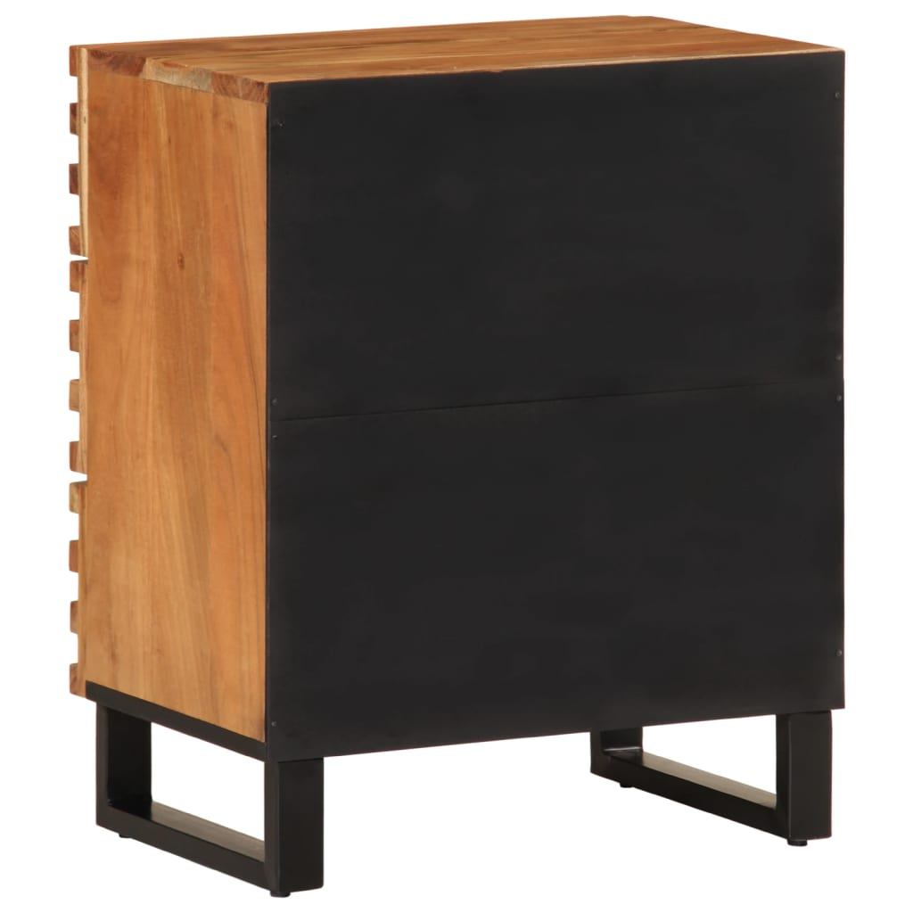 Bedside Cabinet 50x34x62 cm Solid Wood Acacia