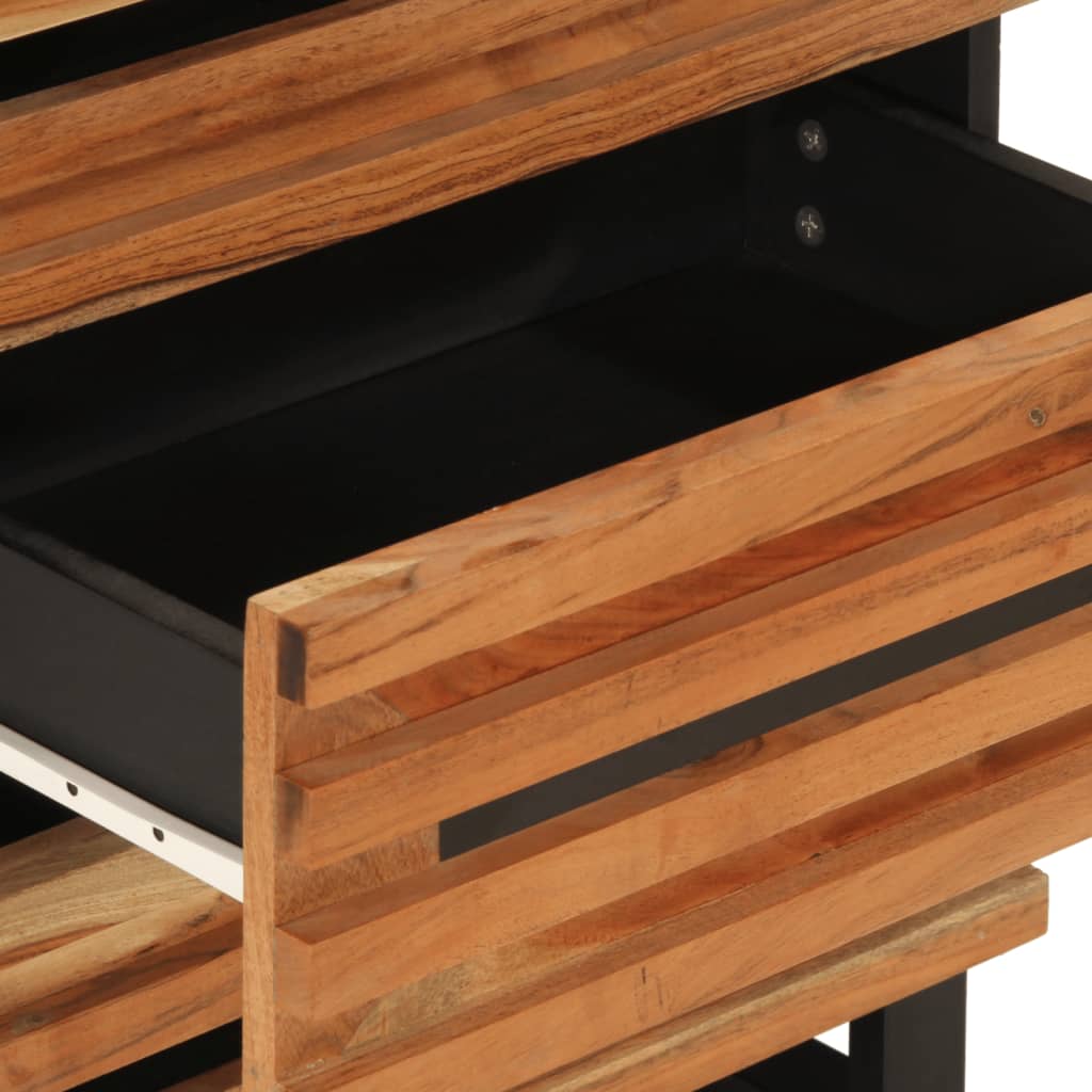 Bedside Cabinet 50x34x62 cm Solid Wood Acacia