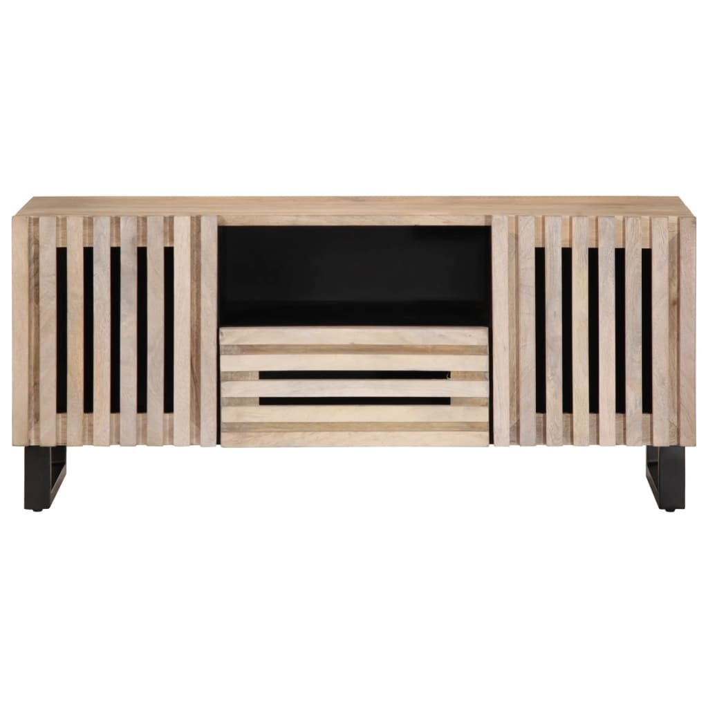 TV Cabinet 100x34x46 cm Solid Wood Mango