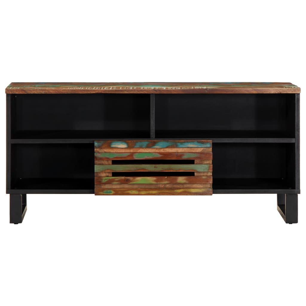 TV Cabinet 100x34x46 cm Solid Wood Acacia