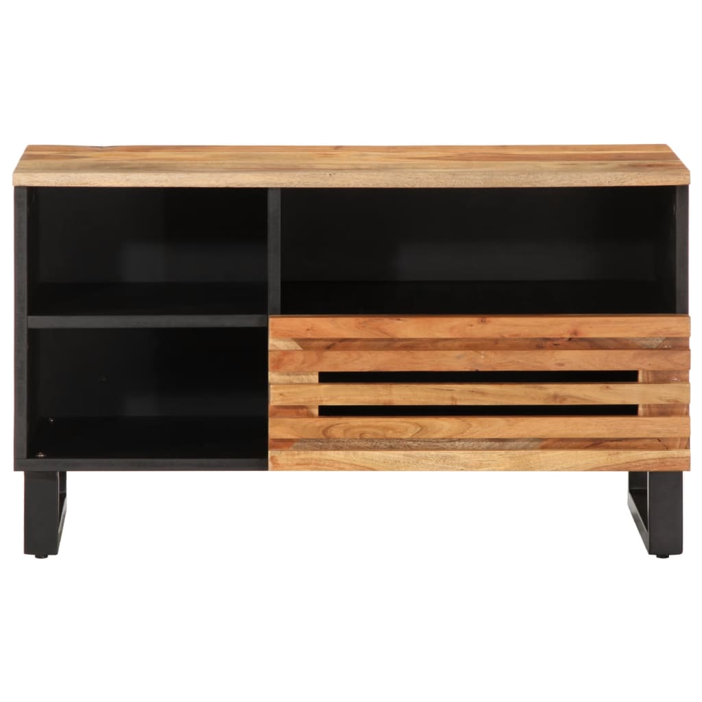 TV Cabinet 80x34x46 cm Solid Wood Acacia