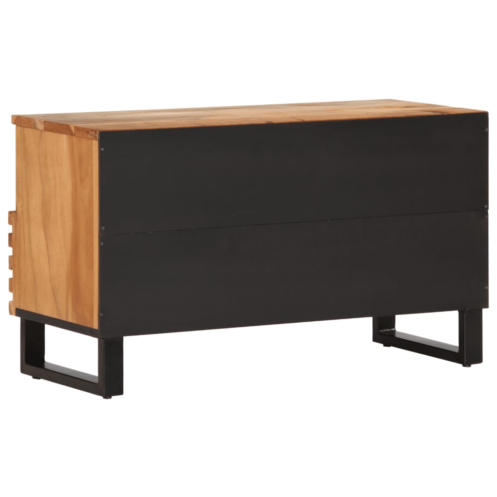 TV Cabinet 80x34x46 cm Solid Wood Acacia