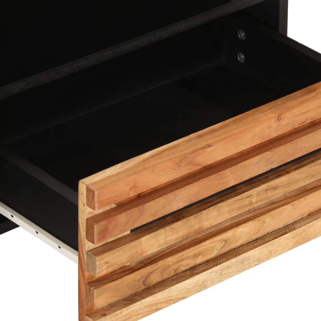 TV Cabinet 80x34x46 cm Solid Wood Acacia