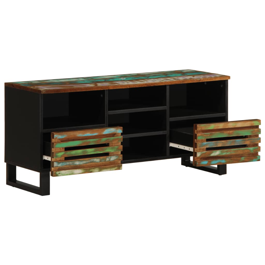 TV Cabinet 100x34x46 cm Solid Wood Acacia
