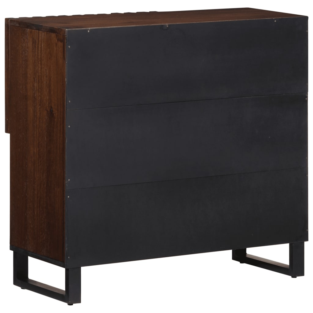 Sideboard Brown 80x34x75 cm Solid Wood Mango