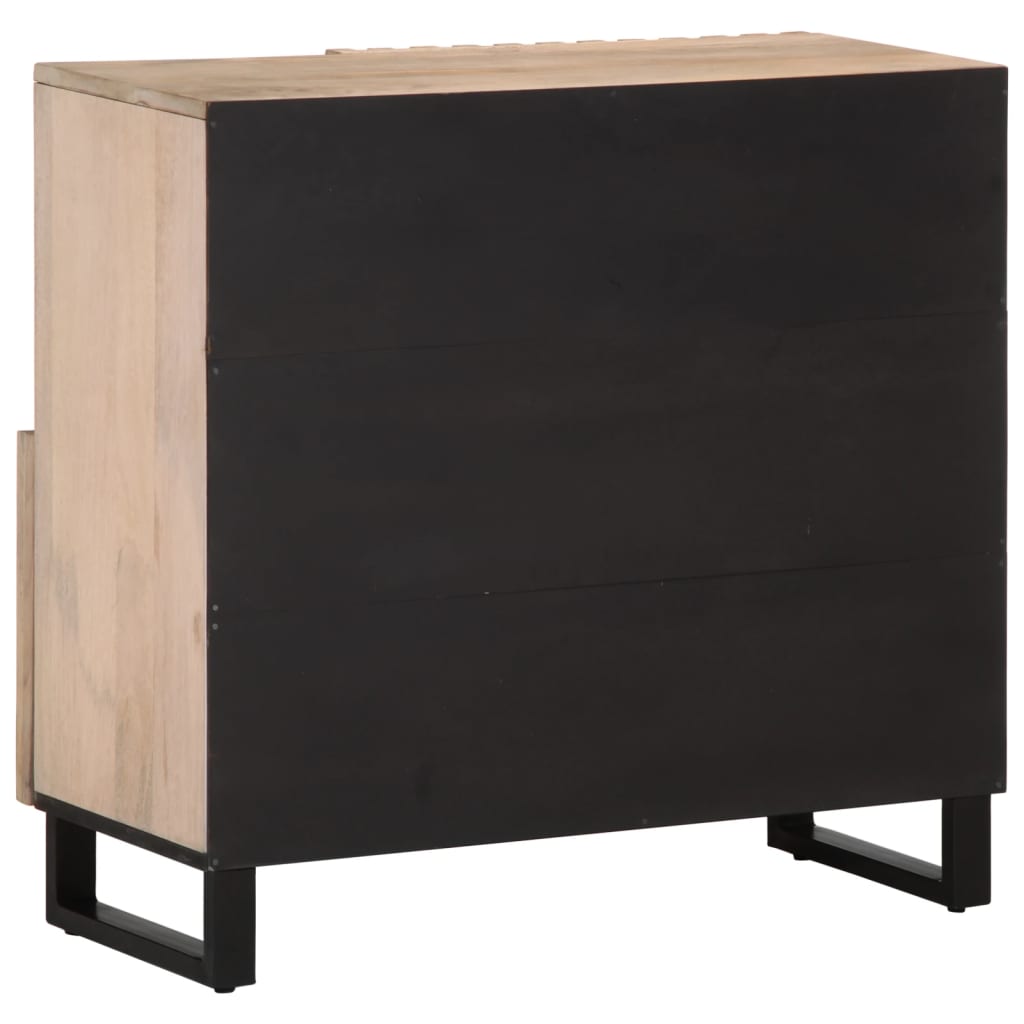 Sideboard 80x34x75 cm Solid Wood Mango