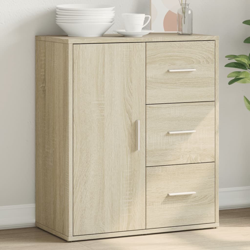 Sideboard Sonoma Oak 60x31x70 cm Engineered Wood