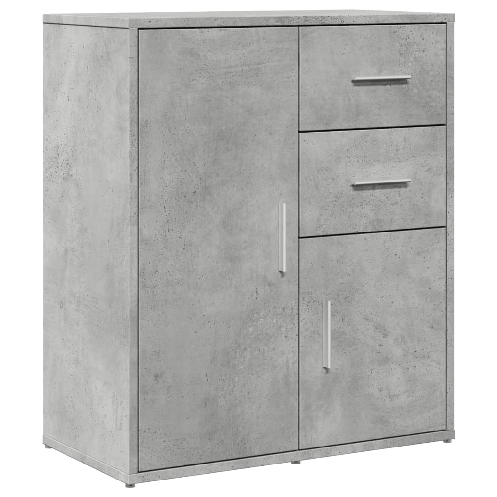 Sideboard Concrete Grey 60x31x70 cm Engineered Wood