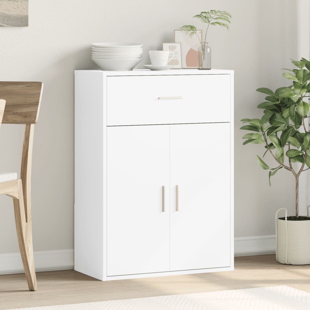 Sideboard White 60x30x84 cm Engineered Wood