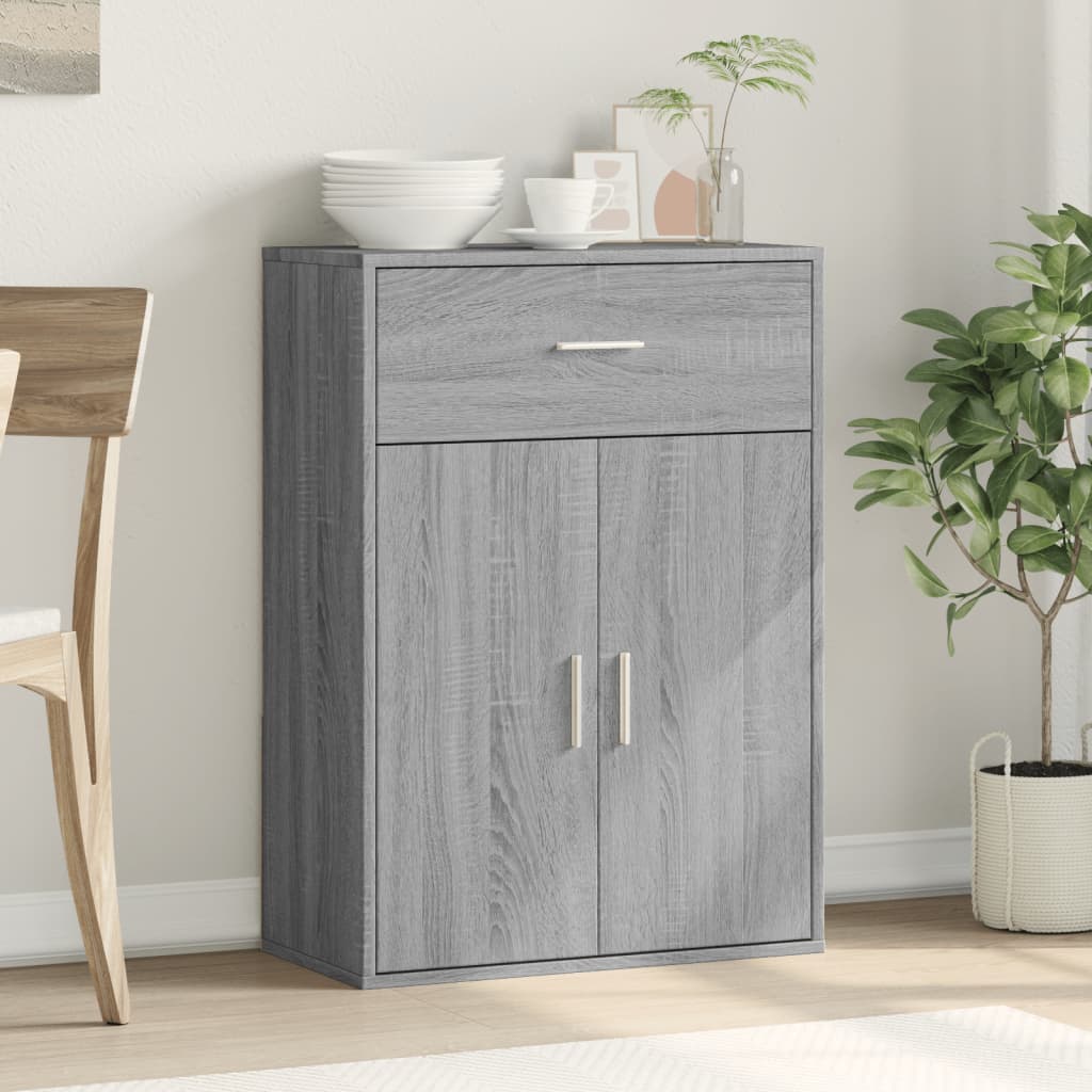 Sideboard Grey Sonoma 60x30x84 cm Engineered Wood