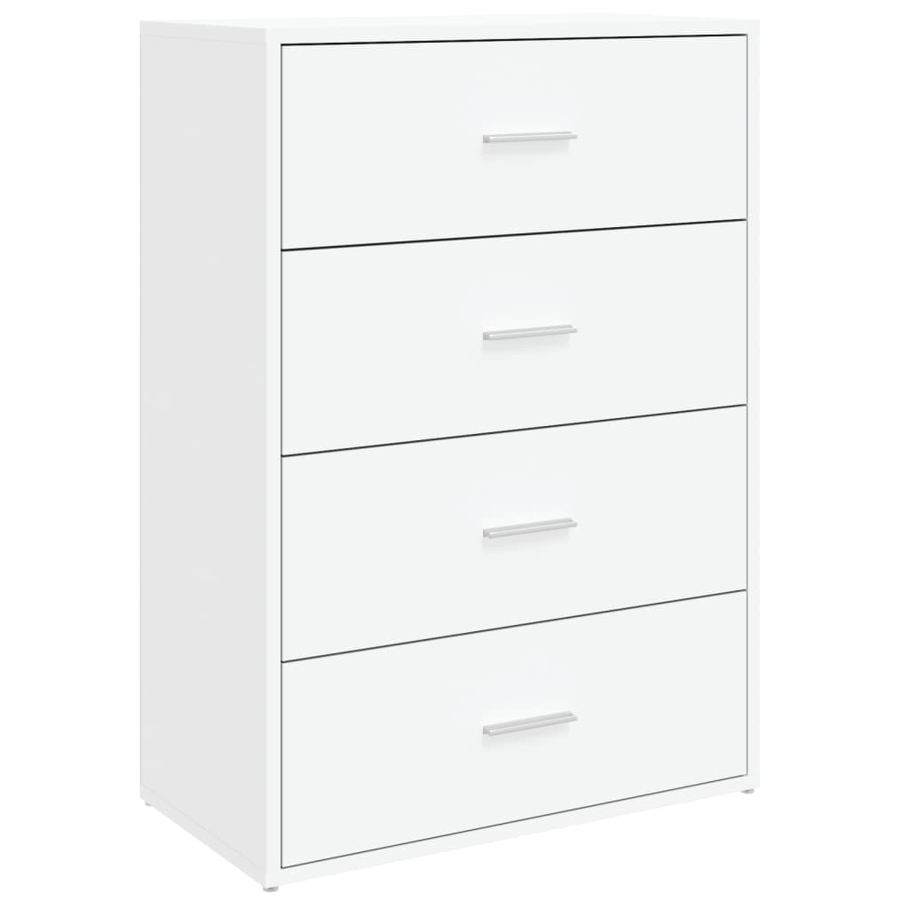 Sideboard White 60x31x84 cm Engineered Wood