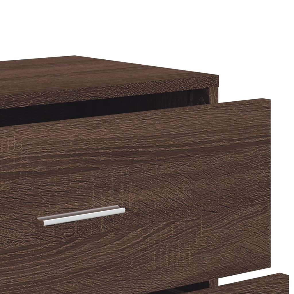 Sideboard Brown Oak 60x31x84 cm Engineered Wood