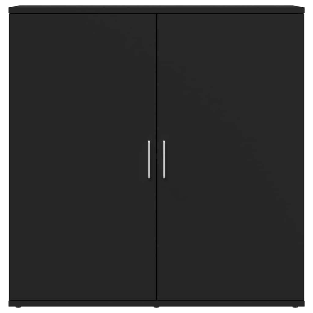 Sideboard Black 79x38x80 cm Engineered Wood