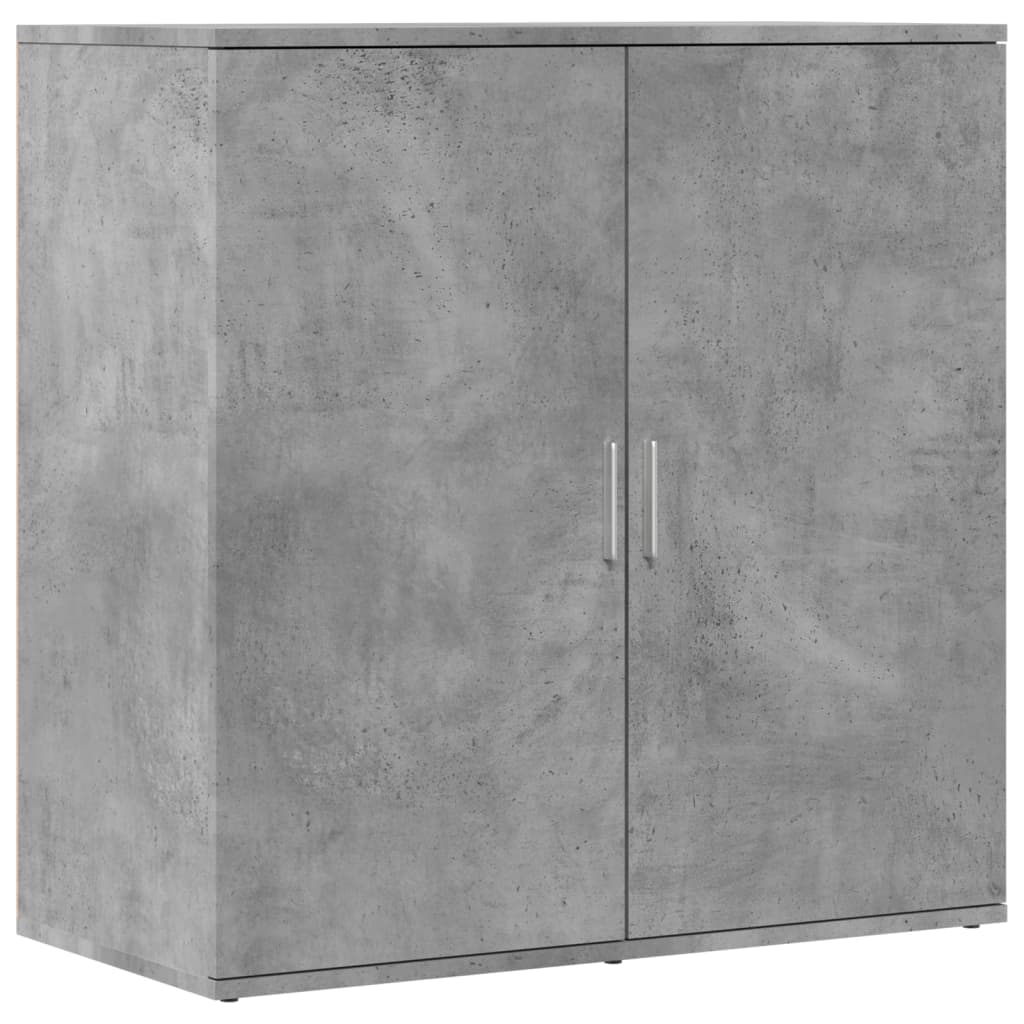 Sideboard Concrete Grey 79x38x80 cm Engineered Wood