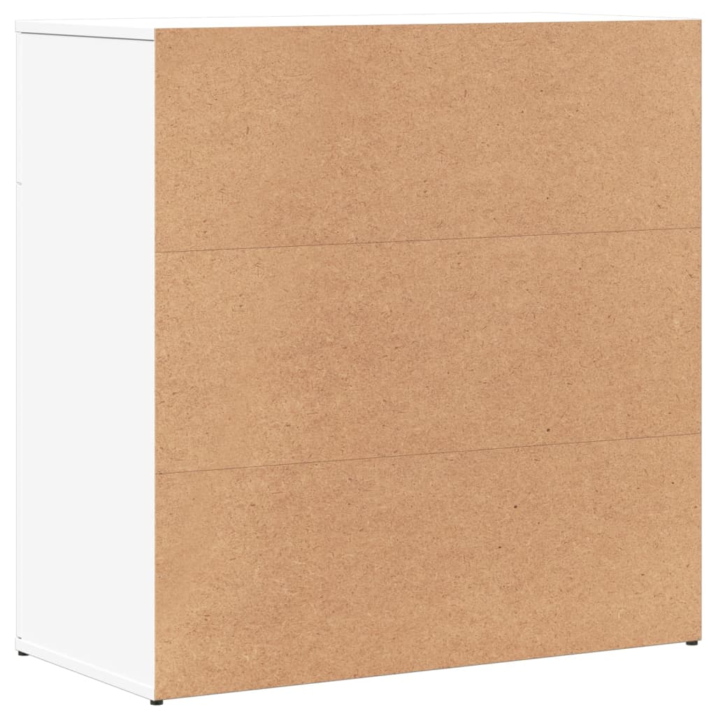 Sideboard White 79x38x80 cm Engineered Wood